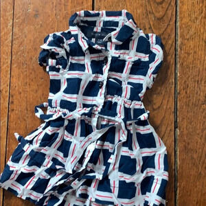 Tommy Hilfiger 3-6 month girls short sleeve button up dress